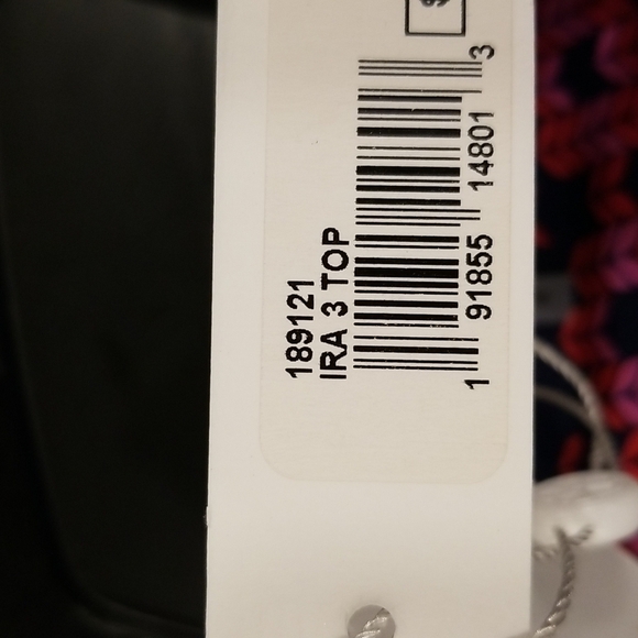 💕TRINA TURK💕 Ira 3 100% Silk Pajama Style Top ~ Fairisle Print Large L NWT - Picture 15 of 16